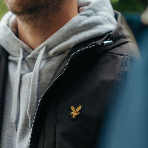 lyle scott softshell jas zwart