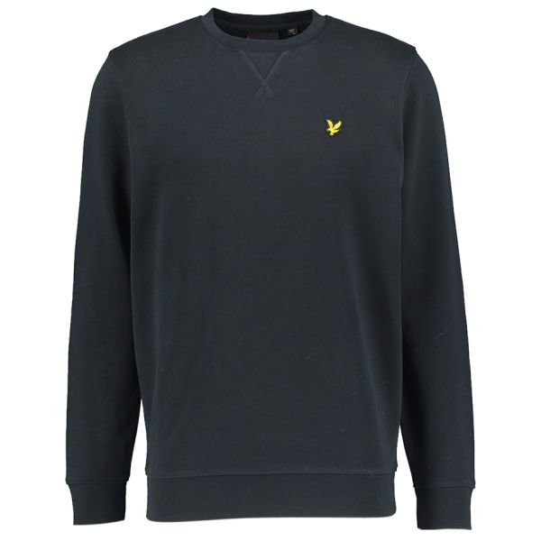 Lyle & Scott Tartan Heritage Graphic Sweater Navy