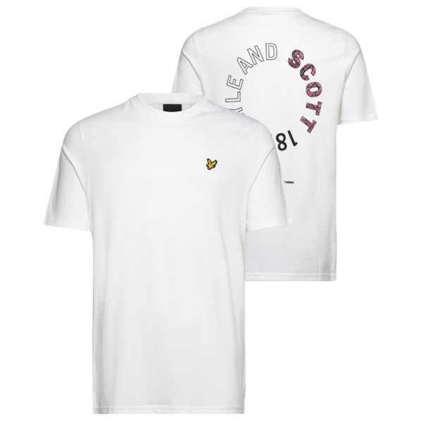 Lyle & Scott Tartan Heritage Graphic T-shirt Wit