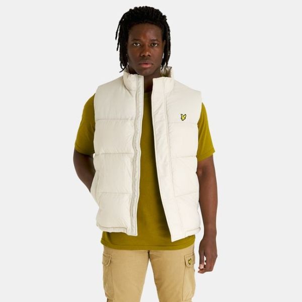 Lyle & Scott Wadded Bodywarmer Beige