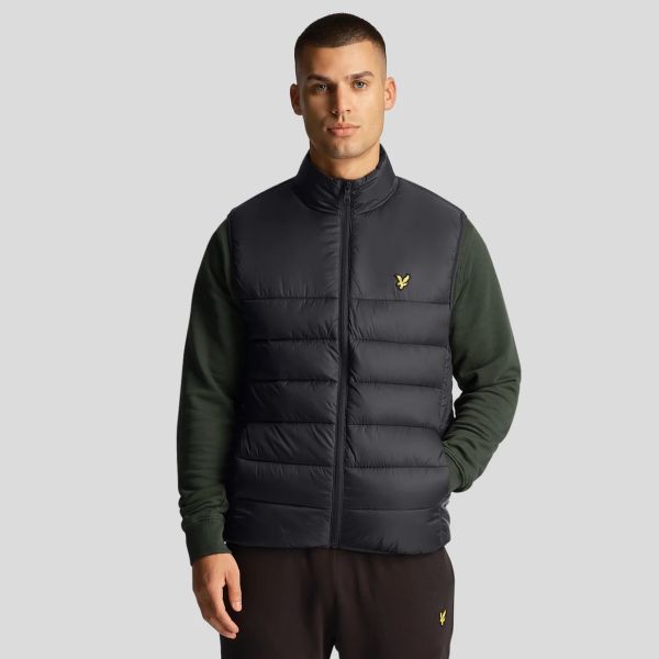 Lyle & Scott Wadded Bodywarmer Zwart