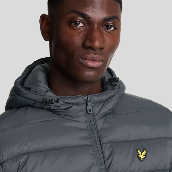 Lyle & Scott Wadded Jas Antraciet