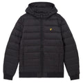 Lyle & Scott Wadded Jas Zwart