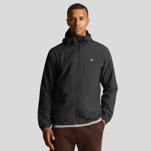 Lyle & Scott Zip Through Hooded Jack Antraciet