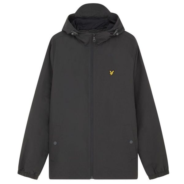 Lyle & Scott Zip Through Hooded Jack Antraciet