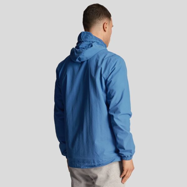 Lyle & Scott Zip Through Hooded Jack Blauw