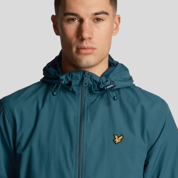 Lyle & Scott Zip Through Hooded Jack Groen