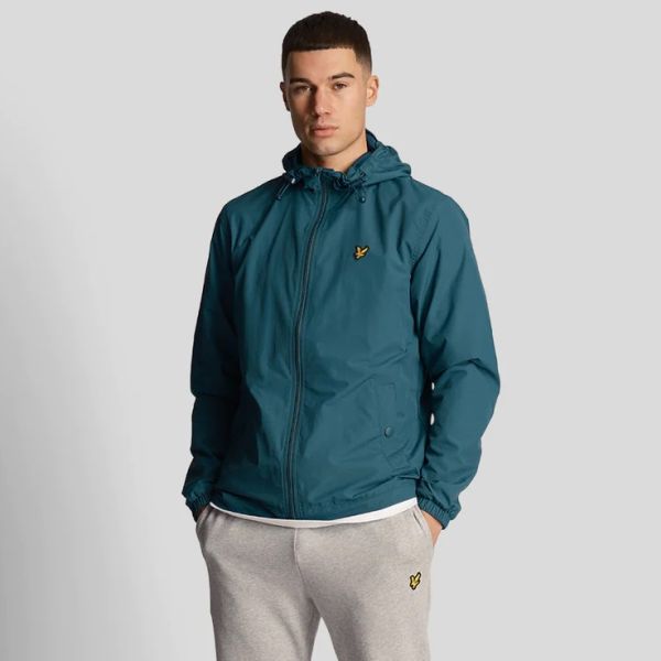 Lyle & Scott Zip Through Hooded Jack Groen