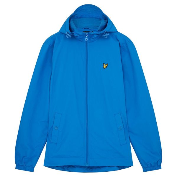 Lyle & Scott Zip Through Hooded Jack Blauw