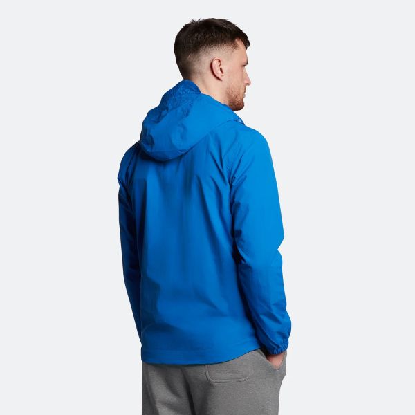 Lyle & Scott Zip Through Hooded Jack Blauw