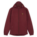 Lyle & Scott Zip Through Hooded Jack Bordeaux