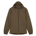 Lyle & Scott Zip Through Hooded Jack Donker Groen