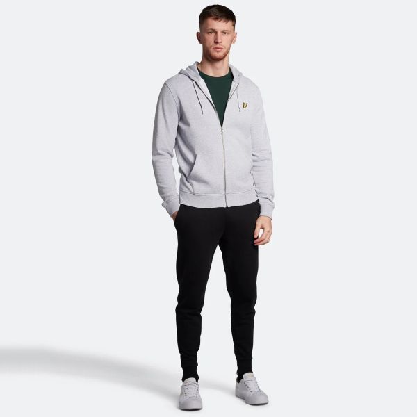 Lyle & Scott Zip Through Vest Licht Grijs
