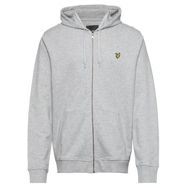 Lyle & Scott Zip Through Vest Licht Grijs
