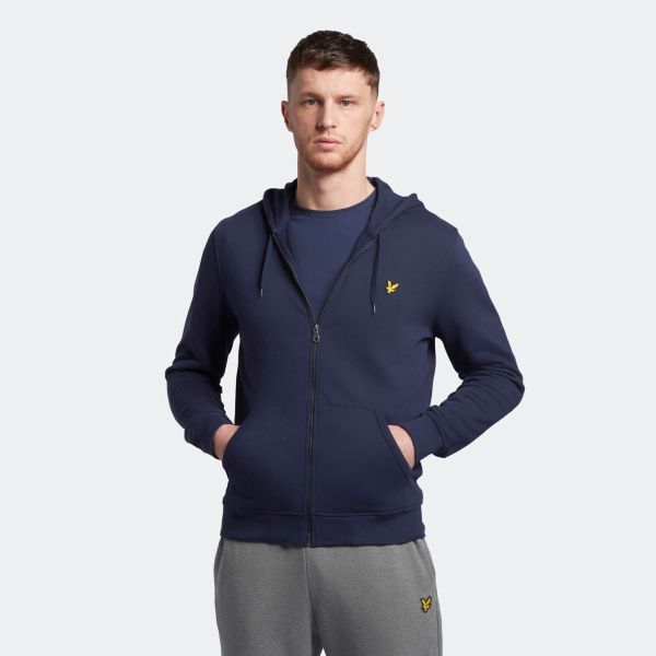 Lyle & Scott Zip Through Vest Navy