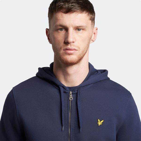 Lyle & Scott Zip Through Vest Navy