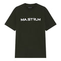 Mastrum Chest Print T-shirt Donker Groen