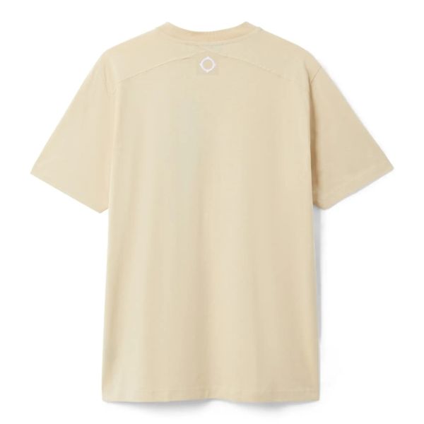 Mastrum Chest Print T-shirt Off White