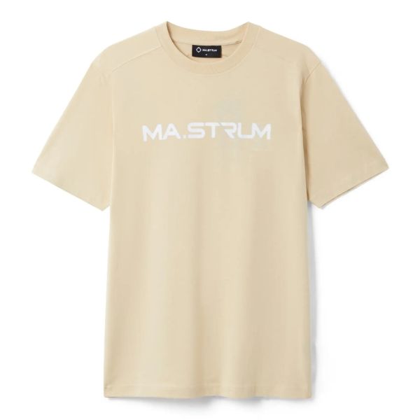 Mastrum Chest Print T-shirt Off White