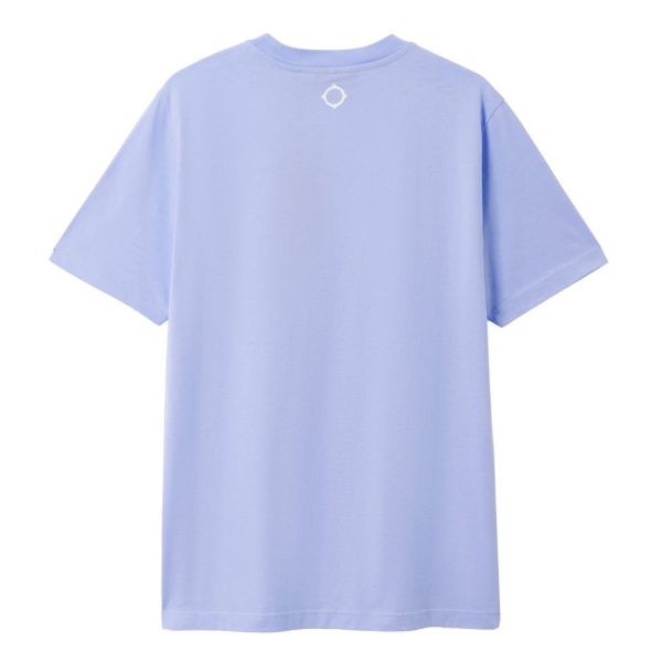 Mastrum Chest Print T-shirt Paars