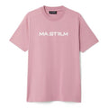 Mastrum Chest Print T-shirt Roze