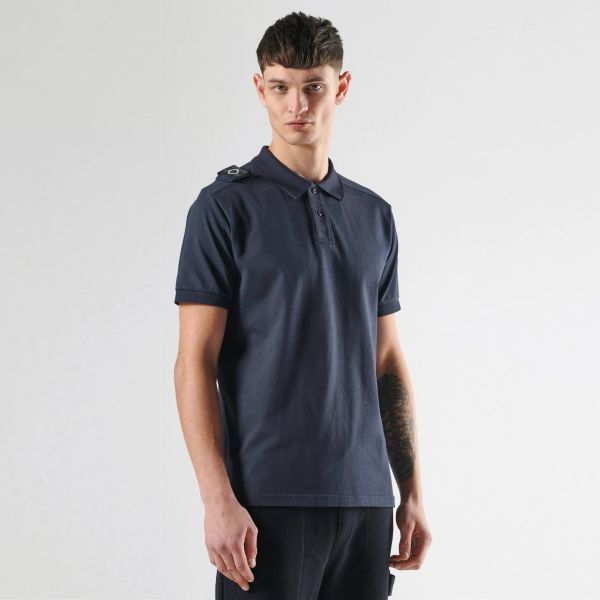 Ma.strum Jersey Polo Navy