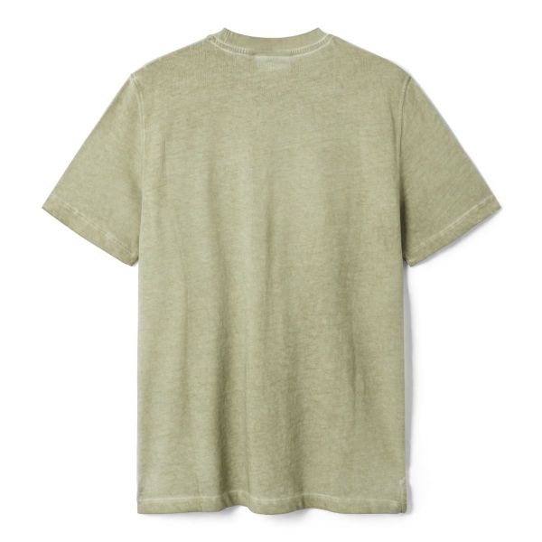 Ma.strum Oil Wash T-shirt Licht Groen