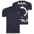 Ma.strum Oversized Back Logo T-shirt Navy