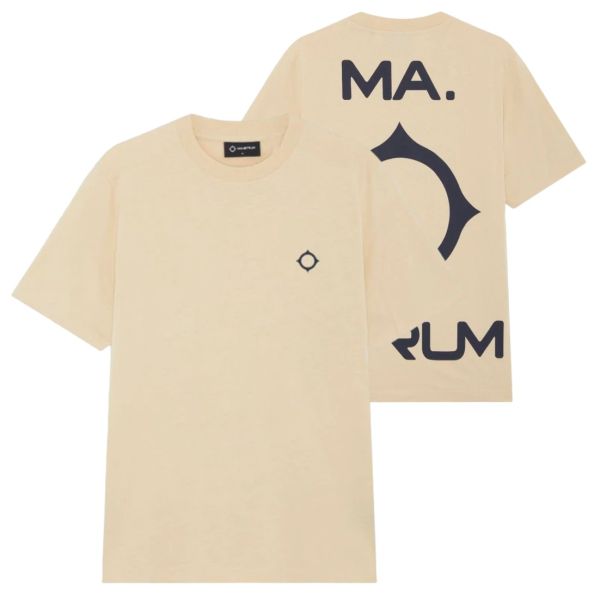 Ma.strum Oversized Back Logo T-shirt Off White