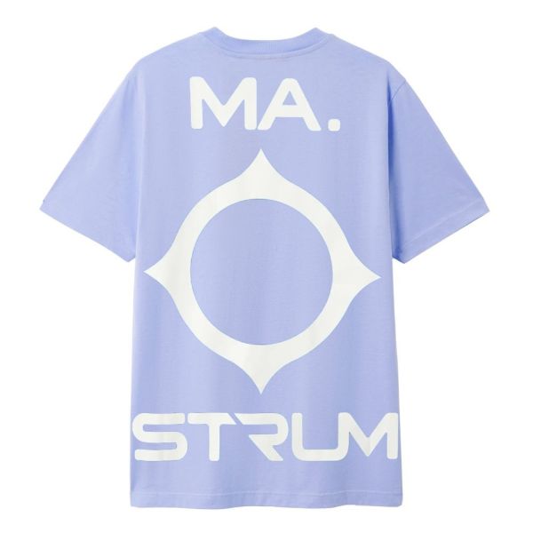 Ma.strum Oversized Back Logo T-shirt Paars