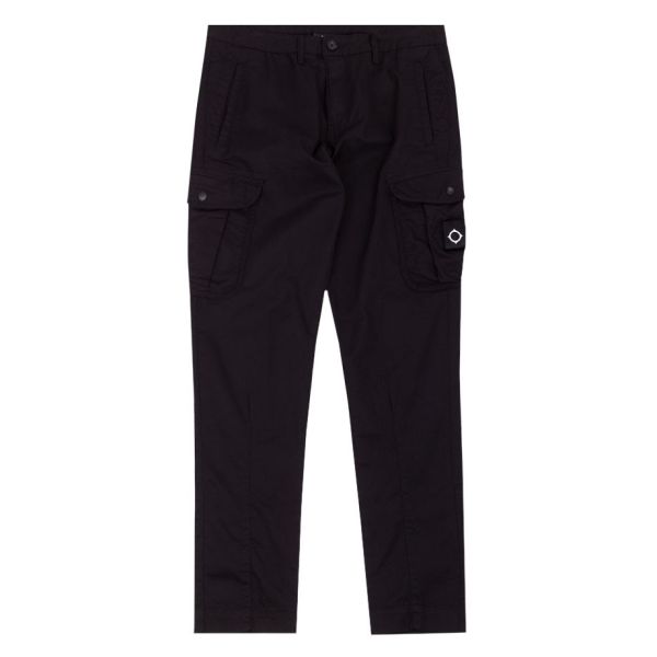 Ma.strum PD Tapered Fit Cargo Broek Zwart