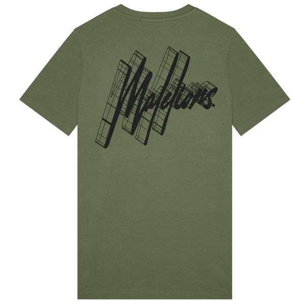 malelions 3d graphic t-shirt donker groen