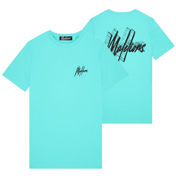 malelions 3d graphic t-shirt turqoise
