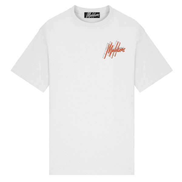 Malelions 3D Graphic T-shirt Wit