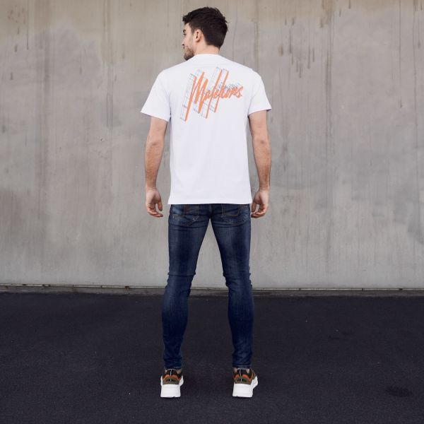 Malelions 3D Graphic T-shirt Wit