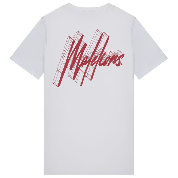 malelions 3d graphic t-shirt wit