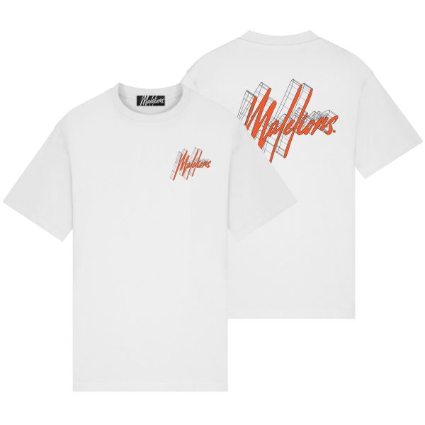 Malelions 3D Graphic T-shirt Wit