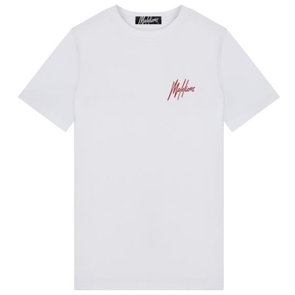 malelions 3d graphic t-shirt wit