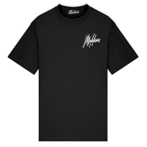 Malelions 3D Graphic T-shirt Zwart