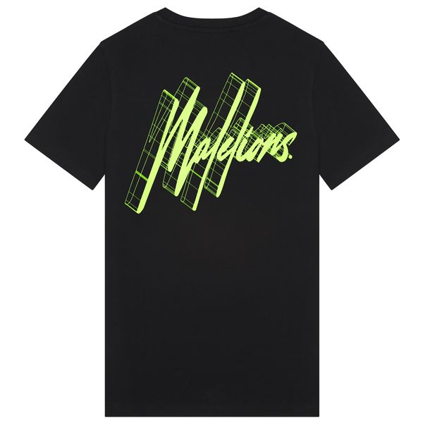 malelions 3d graphic t-shirt zwart