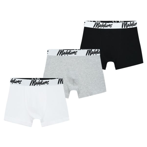 Malelions Boxer 10-Pack Zwart/Grijs/Wit