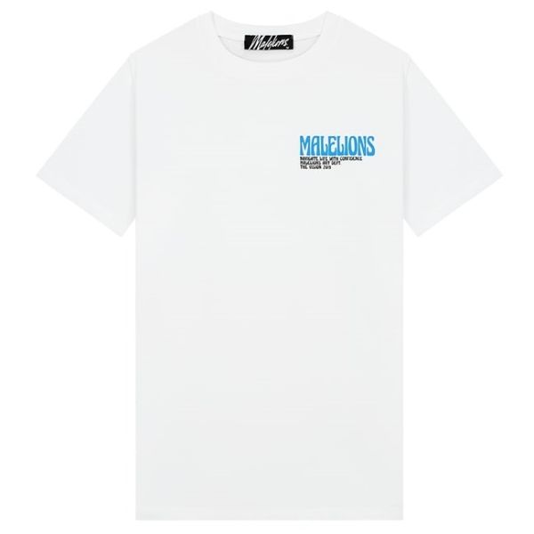 Malelions Boxer 2.0 T-shirt Wit
