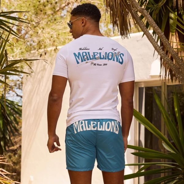 Malelions Boxer 2.0 T-shirt Wit