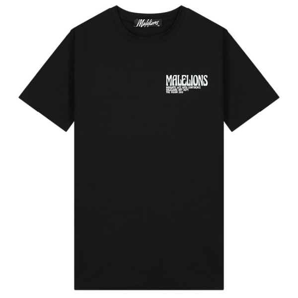 Malelions Boxer 2.0 T-shirt Zwart