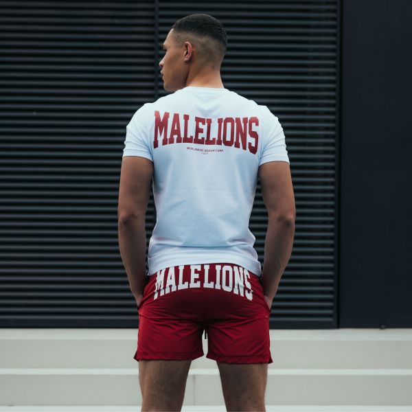 Malelions Boxer Set Wit/Rood