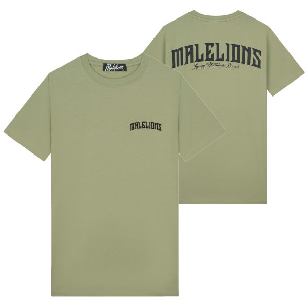Malelions Boxer T-shirt Donker Groen