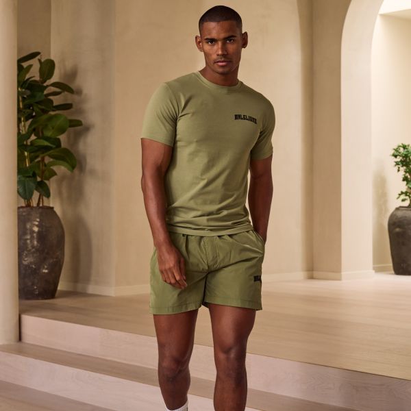 Malelions Boxer T-shirt Donker Groen