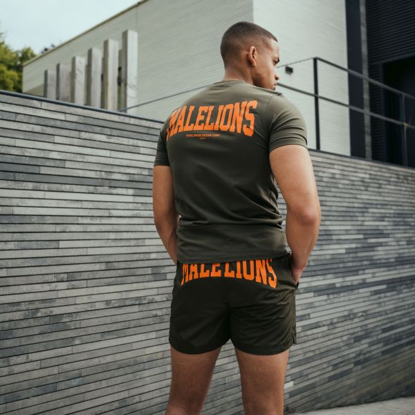Malelions Boxer T-shirt Donker Groen
