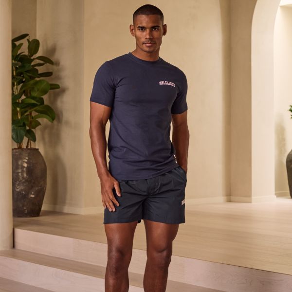 Malelions Boxer T-shirt Navy