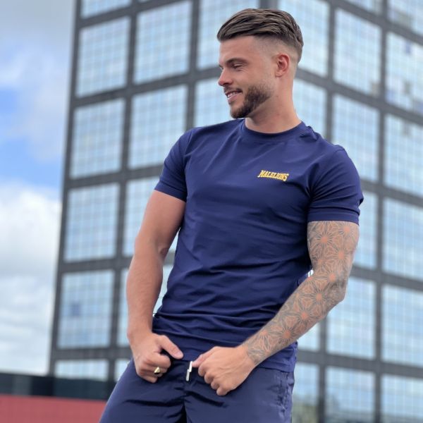 Malelions Boxer T-shirt Navy